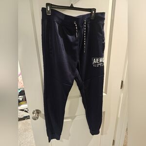New aeropostale large blue joggers sweatpants